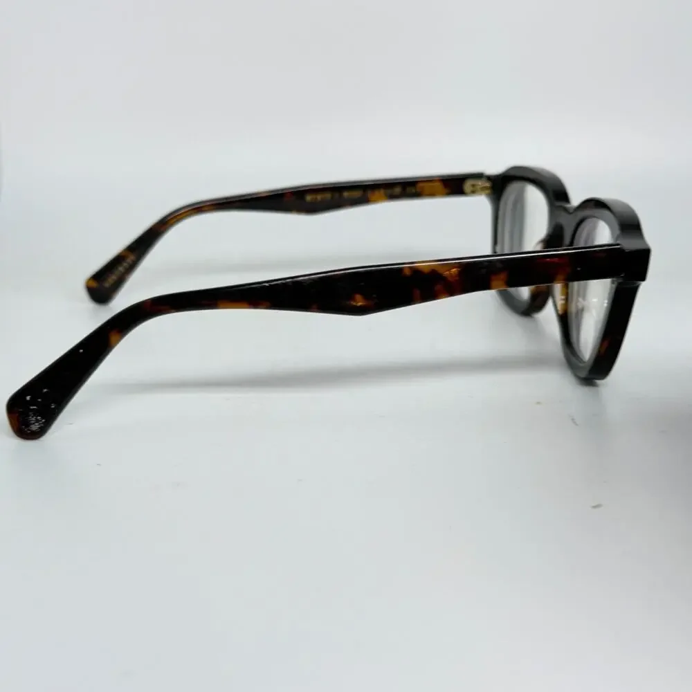 Mente Me07 Eyeglasses Frames Brown‎ Tortoise Full Rim Round 48-22-145 H18159